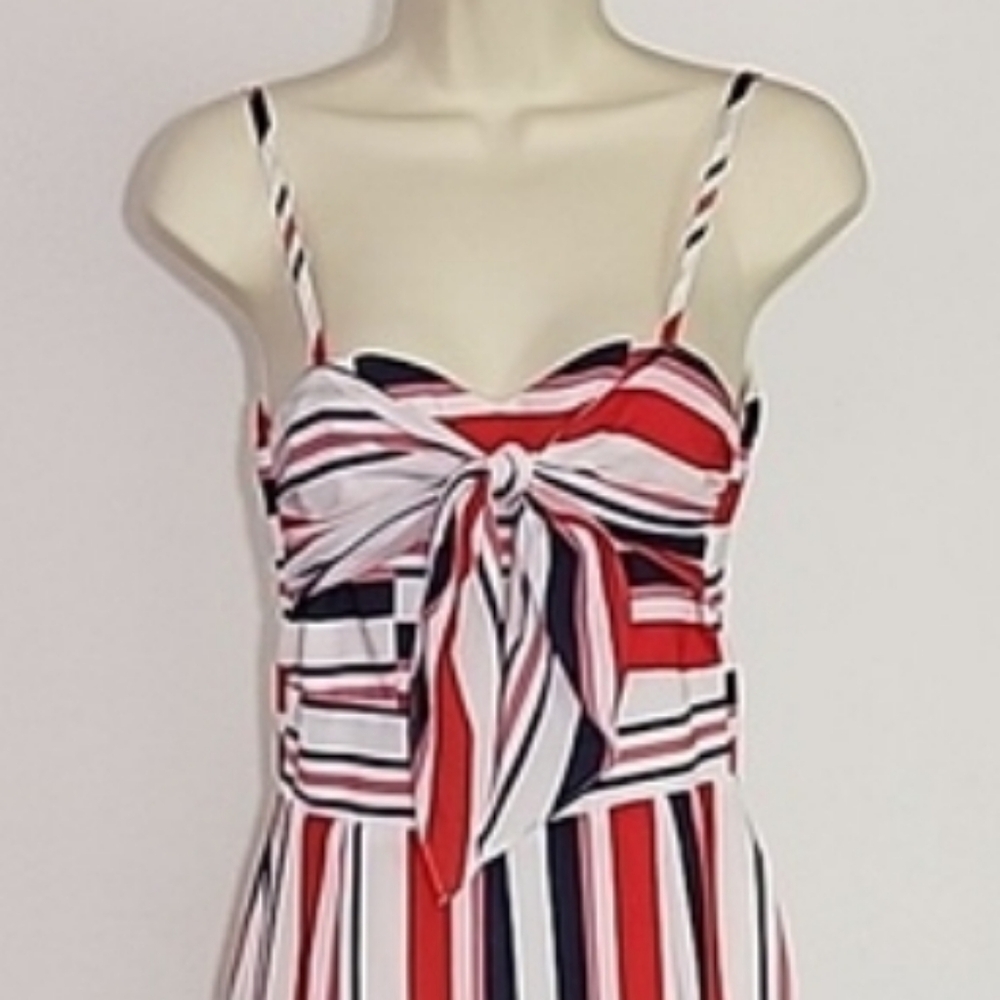 L'ATISTE Wide Leg Jumpsuit Patriotic Red Multi Size S - Picture 11 of 11
